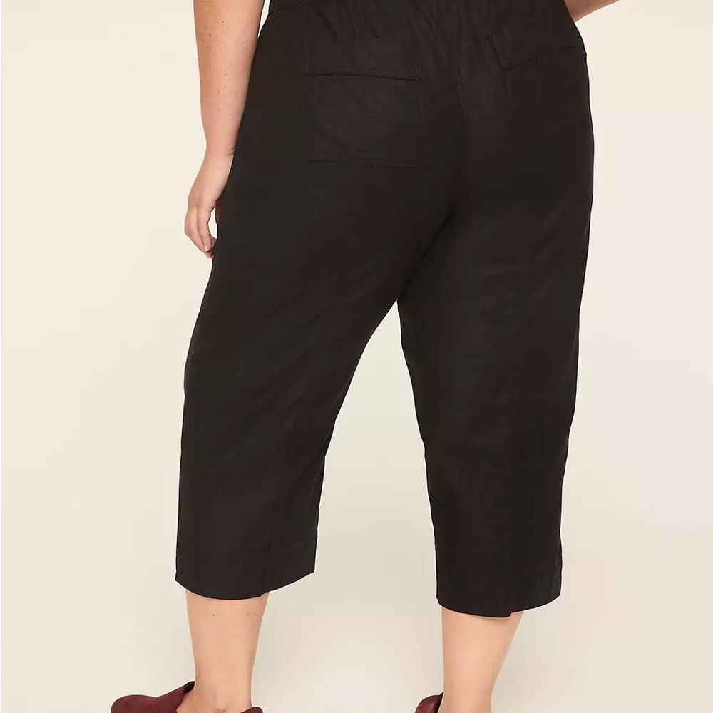 👖 Plus Size Slub Crop Pants – New Without Tags 👖 - Picture 2 of 6